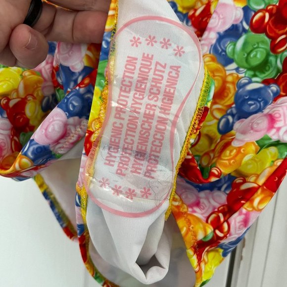 MOSCHINO Gummy Bear One-Piece Swimsuit IT 3 / US Medium 36 NWT - Picture 4 of 13